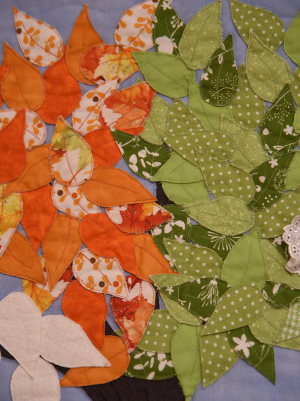 Helga Wagner, Blumen und Bäume, Detail1