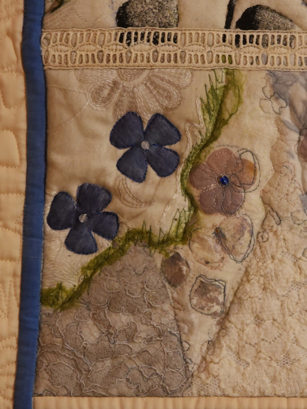 Margit Wegscheider, Blaue Hortensie, Detail1