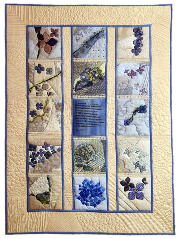 Margit Wegscheider, Blaue Hortensie