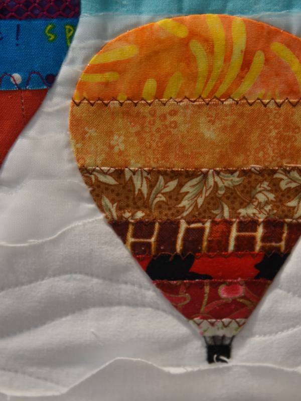 Renate Kaiser, Über den Wolken, Detail1