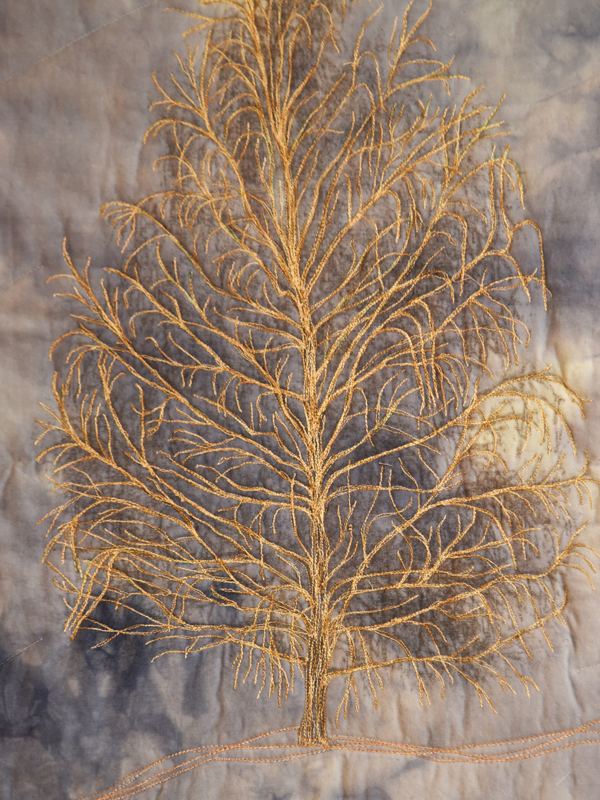 Ursula Marihart, Im Winter, Birke und Co, Detail2