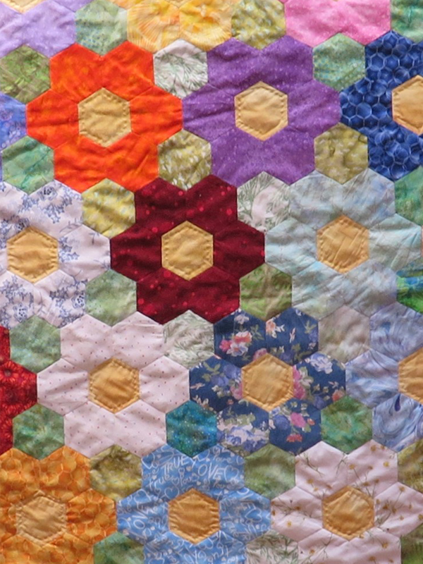 Ursula Marihart, Grandmothers Flowergarden., Detail